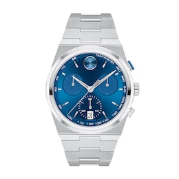 Men's Movado Bold® Quest Chronograph Watch with Blue Dial (Model: 3601199)