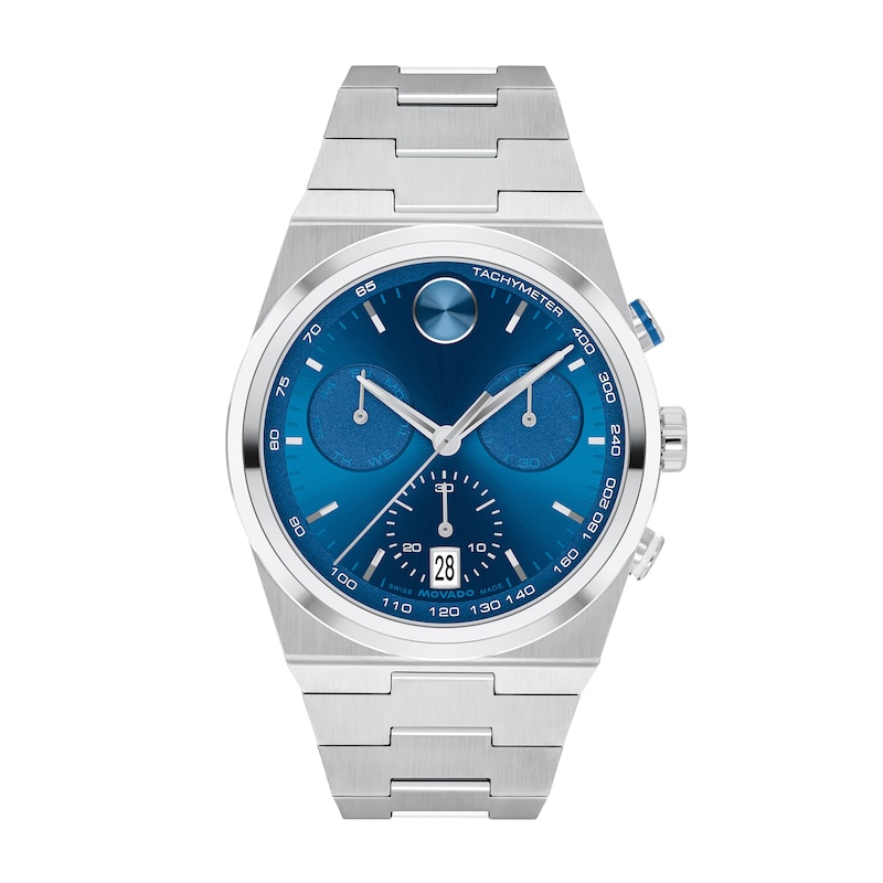 Main Image 1 of Men's Movado Bold® Quest Chronograph Watch with Blue Dial (Model: 3601199)