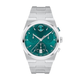 Men's Movado Bold® Quest Chronograph Watch with Green Dial (Model: 3601200)