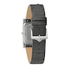 Thumbnail Image 2 of Men's Bulova Sutton Two-Tone IP Grey Leather Strap Watch with Rectangular Grey Dial (Model: 96B443)