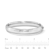 Thumbnail Image 2 of 10.0mm Tube Hinged Bangle in Hollow Sterling Silver