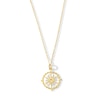 Thumbnail Image 1 of Compass Pendant in 10K Gold