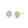 Thumbnail Image 0 of 0.50 CT. T.W. Certified Lab-Created Diamond Frame Stud Earrings in 10K Gold (F/SI2)