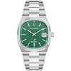 Men's Bulova Super Seville Watch with Square Green Dial (Model: 96B439)