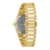 Men's Bulova Super Seville Gold-Tone IP Watch with Square Silver Dial (Model: 97B223)