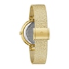 Ladies' Bulova Phantom Crystal Accent Gold-Tone IP Mesh Watch with Textured Champagne Dial (Model: 98L321)