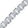 5.00 CT. T.W. Diamond Box Chain Necklace in Hollow 10K White Gold - 20”