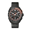 Thumbnail Image 0 of Men’s Bulova Racer Chronograph Black IP Leather Strap Watch with Black Dial (Model: 98B428)