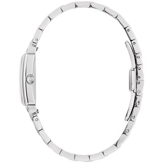 Ladies' Bulova Sutton Diamond Accent Watch with Rectangular Grey Mother-of-Pearl Dial (Model: 96P252)