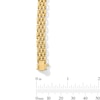 Italian Gold 7.6mm Panther Link Bracelet in Hollow 18K Gold - 7.25"