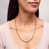 6.05mm Miami Cuban Curb Chain Necklace in Hollow 18K Gold - 22"