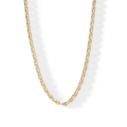 4.5mm Round Mariner Chain Necklace in Hollow 10K Gold - 20”