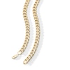 Thumbnail Image 3 of 9.2mm Curb Chain Necklace in Hollow 10K Gold - 22”