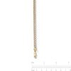 5.5mm Diamond-Cut Palm Chain Bracelet in Hollow Two-Tone Gold - 8.5”