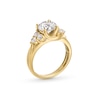 Thumbnail Image 2 of 2.50 CT. T.W. Certified Lab-Created Diamond Tri-Sides Bypass Engagement Ring in 14K Gold (F/VS2)