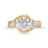 2.50 CT. T.W. Certified Lab-Created Diamond Tri-Sides Bypass Engagement Ring in 14K Gold (F/VS2)