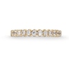 CT. T.W. Diamond Twelve Stone Scallop Edge Anniversary Band in 10K Gold