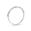 Thumbnail Image 3 of Diamond Accent Leaf Stackable Anniversary Band in 10K White Gold