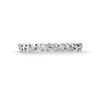 Thumbnail Image 3 of Diamond Accent Leaf Stackable Anniversary Band in 10K White Gold