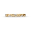 Thumbnail Image 4 of Diamond Accent Leaf Stackable Anniversary Band in 10K Gold