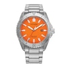 Thumbnail Image 0 of Men’s Citizen Eco-Drive® Brycen Weekender Super Titanium™ Watch with Orange Dial (Model: AW1840-50X)