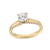 Thumbnail Image 1 of Vera Wang Love Collection 0.95 CT. T.W. Certified Diamond Solitaire Engagement Ring in 18K Gold (F/SI2)