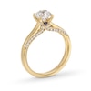 Thumbnail Image 2 of Vera Wang Love Collection 0.95 CT. T.W. Certified Diamond Solitaire Engagement Ring in 18K Gold (F/SI2)