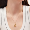 Thumbnail Image 2 of 6.0mm Freshwater Cultured Pearl Tulip Pendant in Sculpted Hollow 14K Gold