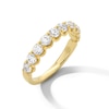 Thumbnail Image 3 of 1.20 CT. T.W. Diamond Ten Stone Scallop Edge Anniversary Band in 10K Gold