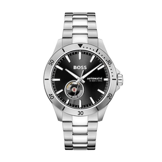 Men's Hugo Boss Troper Automatic Watch with Black Dial (Model: 1514202)