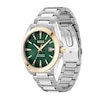 Men's Hugo Boss Strike Two-Tone IP Watch with Textured Green Dial (Model: 1514173)