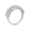 Thumbnail Image 1 of 0.50 CT. T.W. Diamond Graduated Triple Row Anniversary Band in 10K White Gold