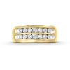 0.20 CT. T.W. Diamond Miracle Double Row Anniversary Band in 10K Gold