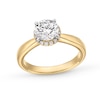 Thumbnail Image 0 of 1.40 CT. T.W. Certified Lab-Created Diamond Frame Engagement Ring in 14K Gold (F/SI2)