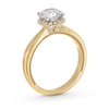 1.40 CT. T.W. Certified Lab-Created Diamond Frame Engagement Ring in 14K Gold (F/SI2)