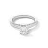 Vera Wang Love Collection 0.95 CT. T.W. Certified Diamond Solitaire Engagement Ring in 18K White Gold (F/SI2)