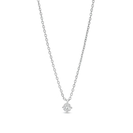 0.20 CT. Certified Lab-Created Diamond Solitaire Pendant in Sterling Silver (F/SI2)