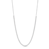 Thumbnail Image 1 of 1.00 CT. T.W. Certified Lab-Created Diamond Line Necklace in Sterling Silver (F/SI2)