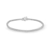 Thumbnail Image 1 of 1.00 CT. T.W. Certified Lab-Created Diamond Tennis Bracelet in Sterling Silver (F/SI2)