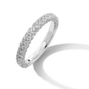 Vera Wang Love Collection 0.29 CT. T.W. Certified Diamond Woven Anniversary Band in 18K Gold (F/SI2