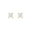 CT. T.W. Princess-Cut Canadian Certified Diamond Solitaire Stud Earrings in 14K Gold (I/I2