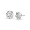 Thumbnail Image 0 of 0.25 CT. T.W. Multi-Diamond Swirl Frame Stud Earrings in 10K White Gold