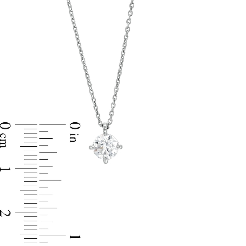 CT. Certified Lab-Created Diamond Solitaire Pendant in 14K White Gold (F/SI2