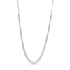 Thumbnail Image 0 of 5.00 CT. T.W. Certified Lab-Created Diamond Graduated Line Necklace in Sterling Silver (F/SI2)