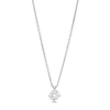 Thumbnail Image 0 of 0.50 CT. Certified Lab-Created Diamond Solitaire Pendant in 14K White Gold (F/SI2) - 19"