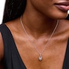 Unstoppable Love™ 0.05 CT. T.W. Diamond Double Teardrop Pendant in Sterling Silver