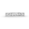 Thumbnail Image 3 of 0.23 CT. T.W. Diamond Five Stone Anniversary Band in Sterling Silver