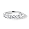 Thumbnail Image 1 of 1.50 CT. T.W. Certified Lab-Created Diamond Graduated Seven Stone Anniversary Band in 14K White Gold (F/VS2)