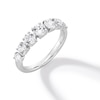 Thumbnail Image 2 of 1.50 CT. T.W. Certified Lab-Created Diamond Graduated Seven Stone Anniversary Band in 14K White Gold (F/VS2)