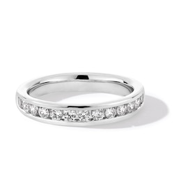 0.50 CT. T.W. Certified Lab-Created Diamond Channel-Set Anniversary Band in 14K White Gold (F/VS2)